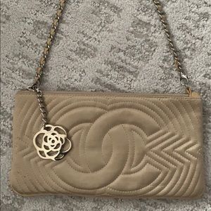 Chanel satin purse